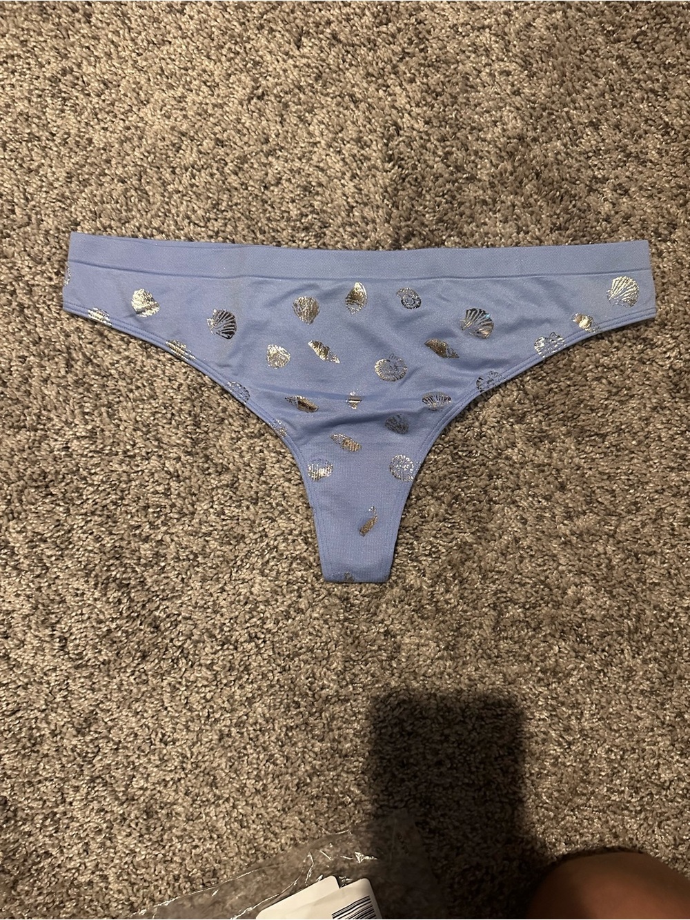 Victoria's Secret Light Blue Thong Bikini Bottom